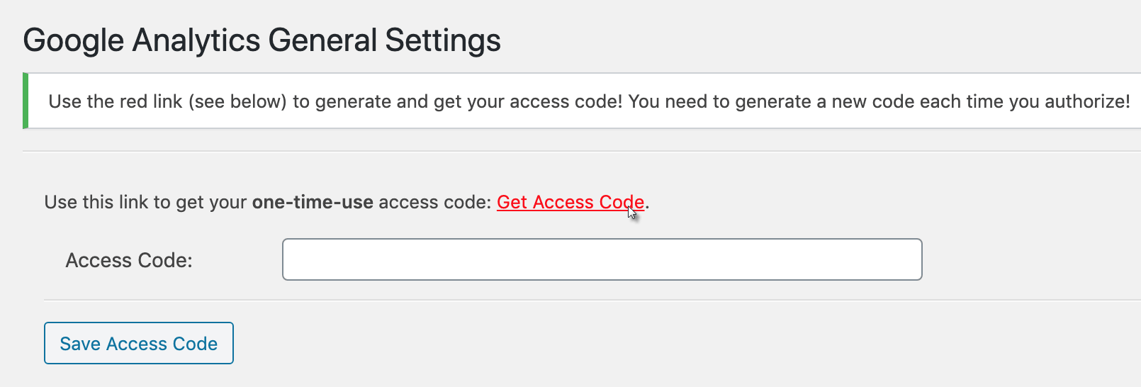 gainwp wordpress plugin get access code