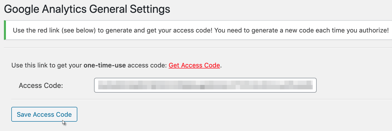 gainwp wordpress plugin access code