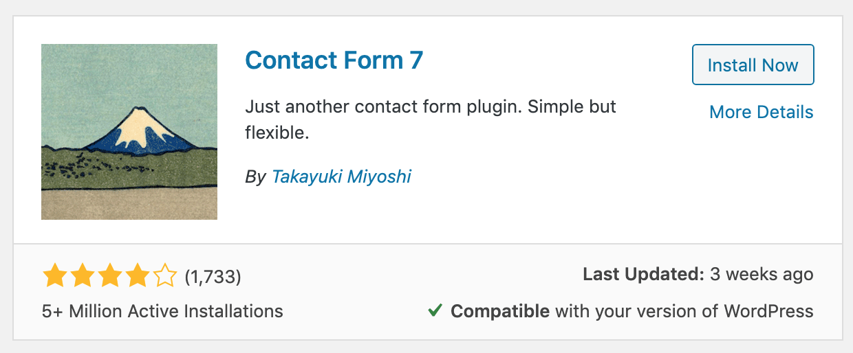 contact form 7 wordpress